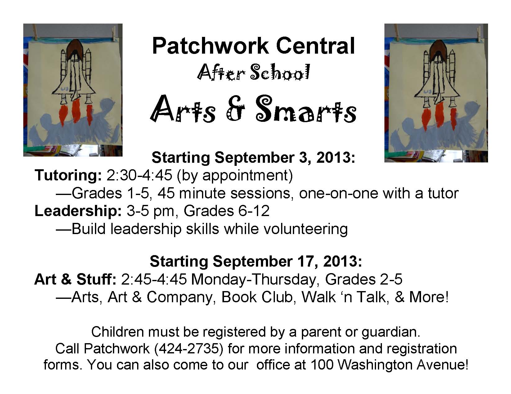 2013 school year quarter page flyer SINGLE